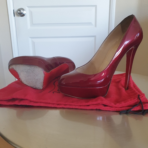 COPY - Authentic Christian Louboutin Bianca 140 Patent - Picture 3 of 8
